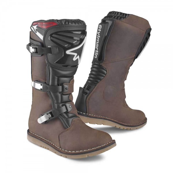 STYLMARTIN Impact-RS - waterproof motorcycle boots dark brown