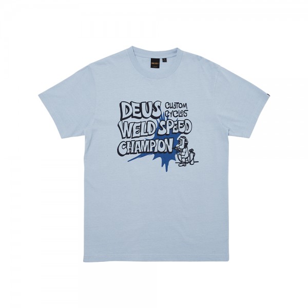 DEUS EX MACHINA t-shirt Weld Wonder in blue fog