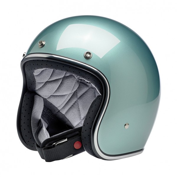 Biltwell Bonanza Metallic Sea Foam Helmet DOT