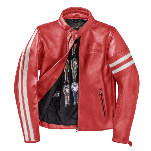 DAINESE 72 Jacket Freccia 72 - red &amp; white