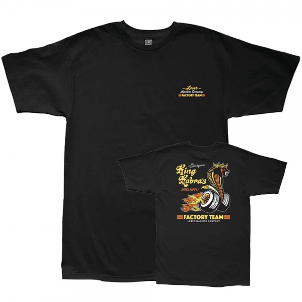 LOSER MACHINE COMPANY T-Shirt King Cobra black
