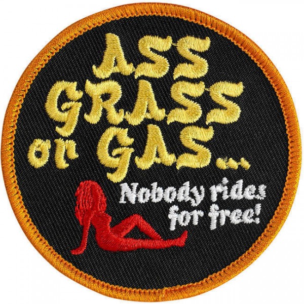 BILTWELL Patch Ass Grass or Gas - black