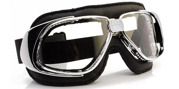 NANNINI Goggles Rider - chrome-black-clear