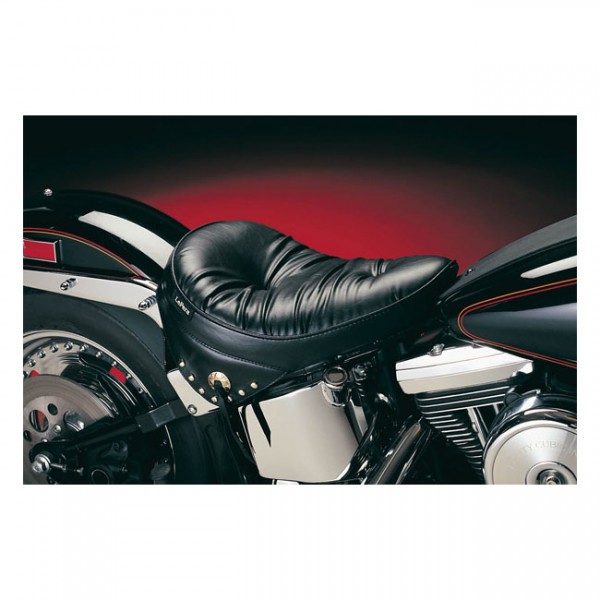 LEPERA Seat LePera, Sanora solo seat. Regal Plush with skirt - 00-07 Softail with up to 150mm tire, frame mounted (excl. FXSTD Deuce) (NU)