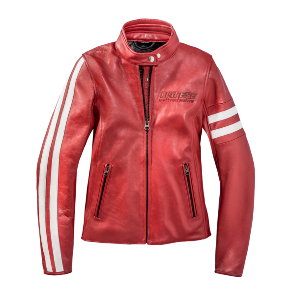 DAINESE 72 Women&#039;s Jacket - &quot;Freccia 72 Lady&quot; - red &amp; white