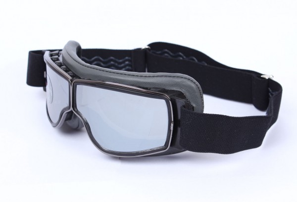 AVIATOR Goggles T2 grey gunmetal silver mirror