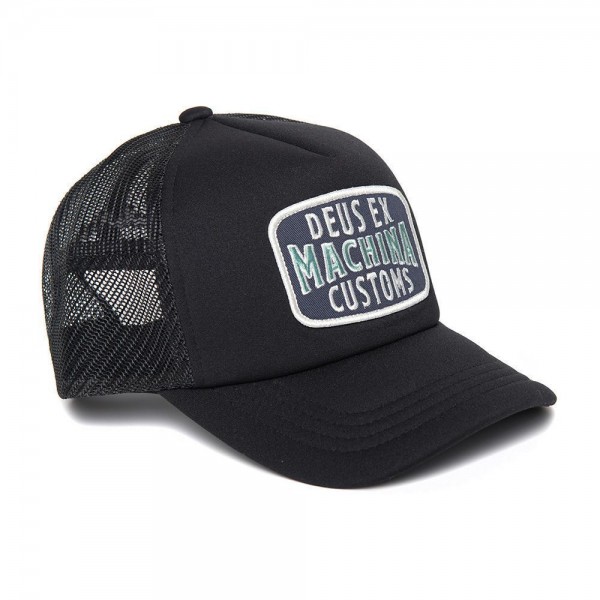 DEUS EX MACHINA Hat Title Trucker black