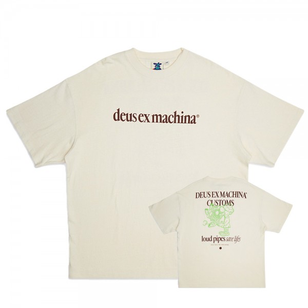 Deus Ex Machina T-Shirt Pipes White