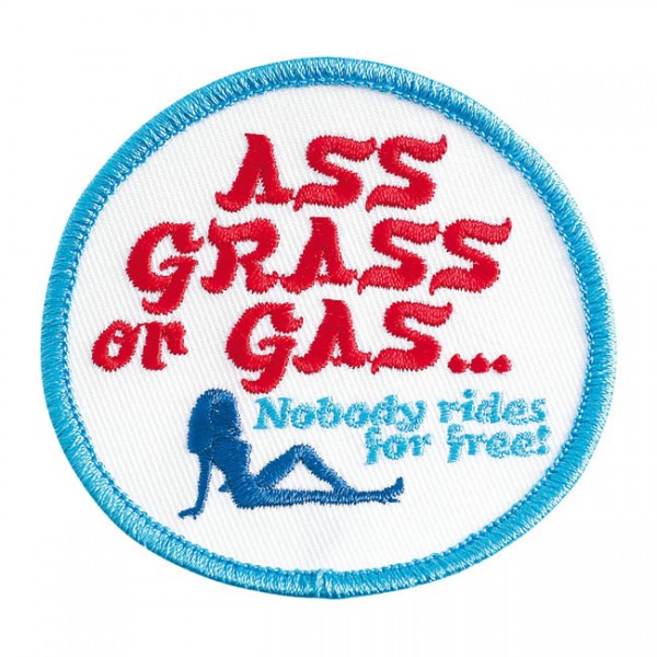 BILTWELL Patch - Ass Grass or Gas&quot;