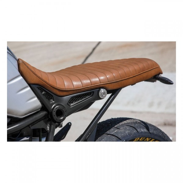 ROLAND SANDS Seat RSD Flat Out Enzo seat brown - 14-20 BMW R9T