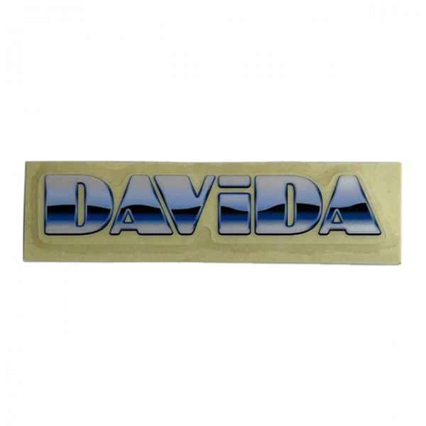 DAVIDA Logo Sticker in blue