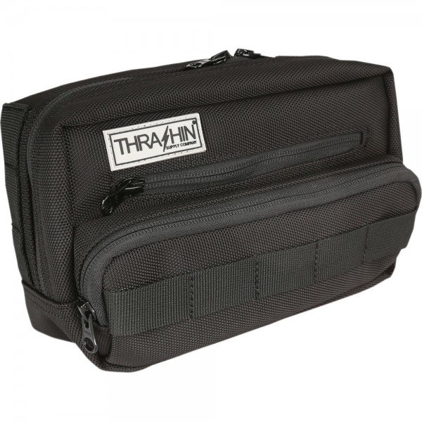 THRASHIN SUPPLY COMPANY Handlebar Bag Plus in black 