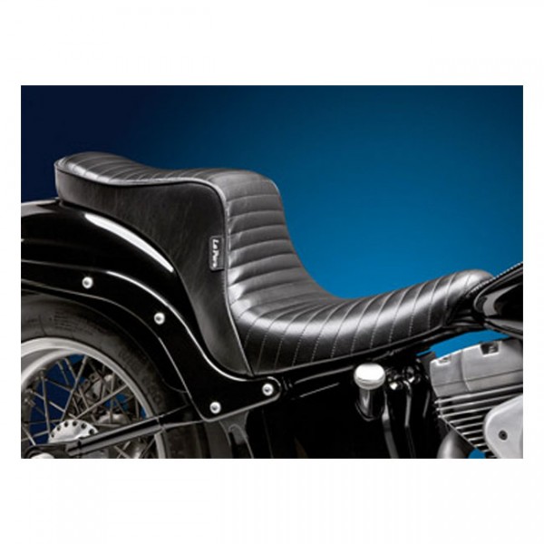 LEPERA Seat LePera, Cherokee 2-up seat. Pleated - 06-17 Softail with 200mm rear tire (NU)