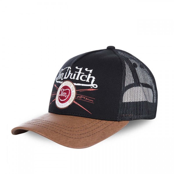 VON DUTCH Pin Hat Black and Brown
