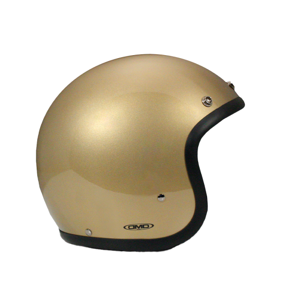 DMD Retro open face helmet Gold ECE.06