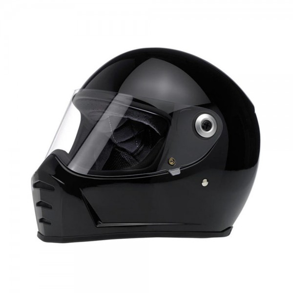 Biltwell Full Face Helmet Lane Splitter Black with ECE DOT Standard