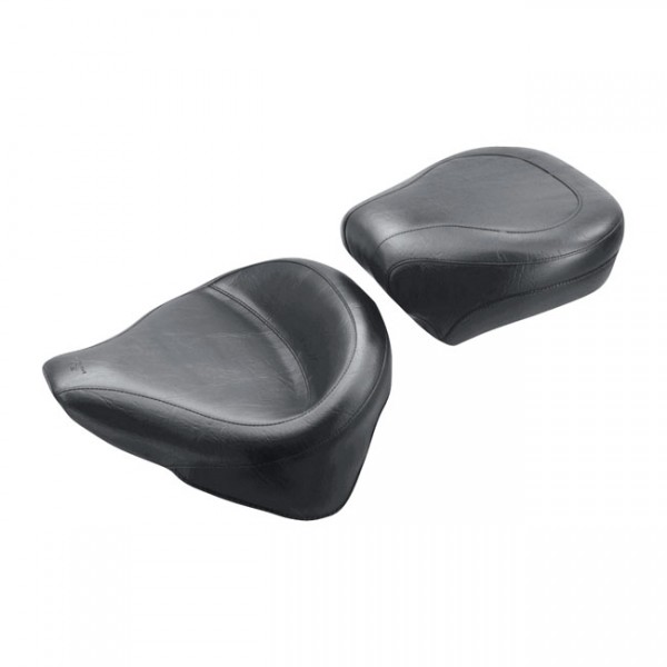 MUSTANG Seat Mustang, Wide Touring solo seat - (00-15 Softail with 150 tire, excl. Deuce) 05-15 FLSTN; 07-15 FLSTC; 00-05 FLSTSC; 00-07 FLSTS (NU)