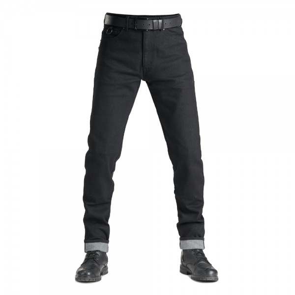 PANDO MOTO jeans Steel Arm 01 in black
