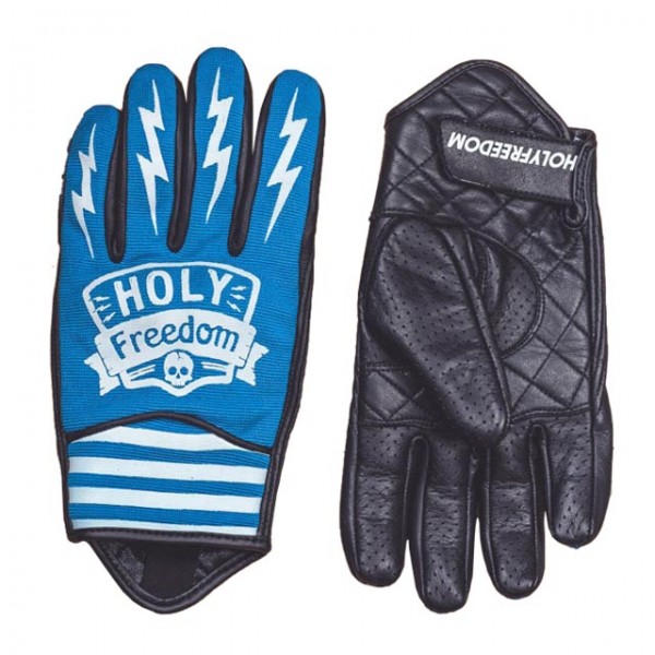 HOLY FREEDOM Gloves Hot Wheels blue and white