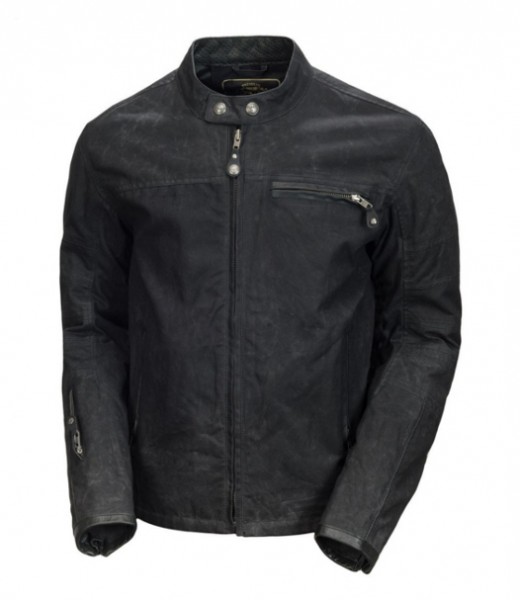 ROLAND SANDS Jacket Ronin Waxed Cotton - black
