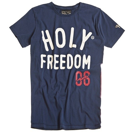 HOLY FREEDOM T-Shirt - &quot;Holy Blue&quot; - blue