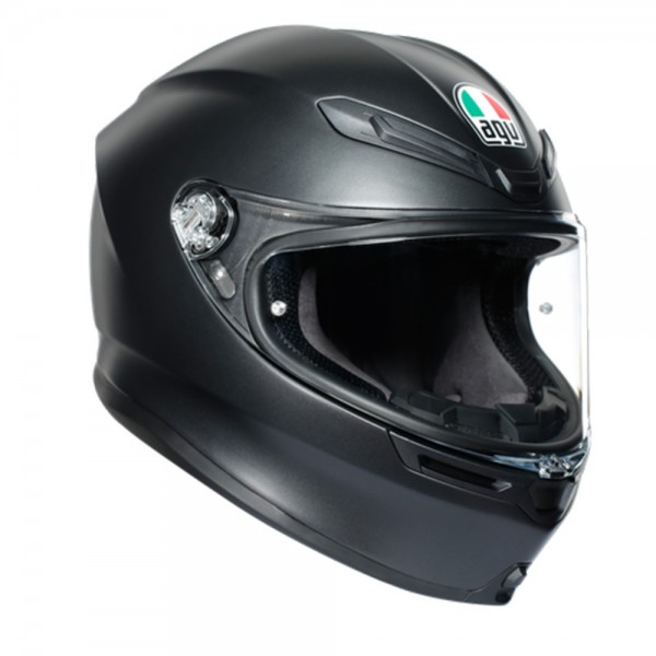 AGV full face helmet K6 in matt black with ECE
