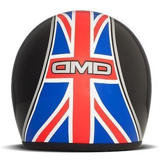 DMD Vintage UK Black - jet helmet