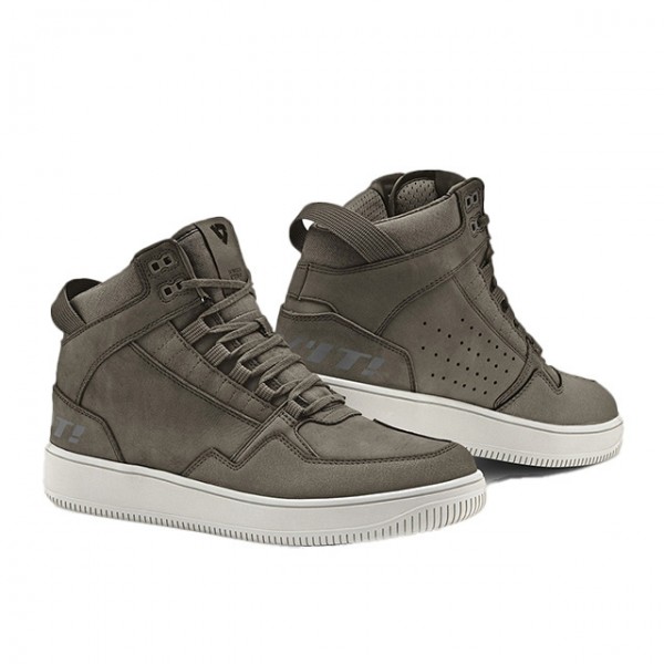 REV'IT motorcycle sneakers Jefferson in olive green and white