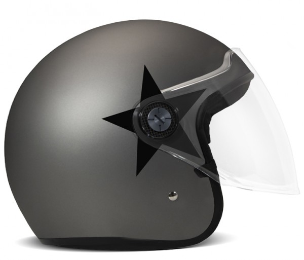 DMD Open Face Helmet P1 Star Grey